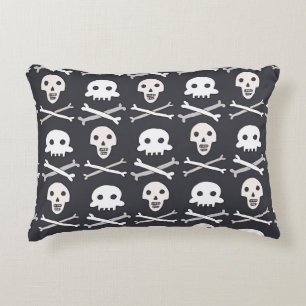Halloween Skull farbenfrohe Muster Dekokissen