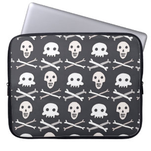 Halloween Skull farbenfrohe Muster Laptopschutzhülle