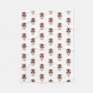 Halloween Skull Fleecedecke