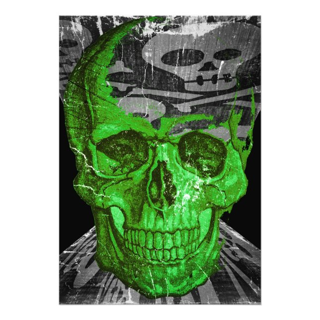 Halloween Skull Fotodruck (Vorne)