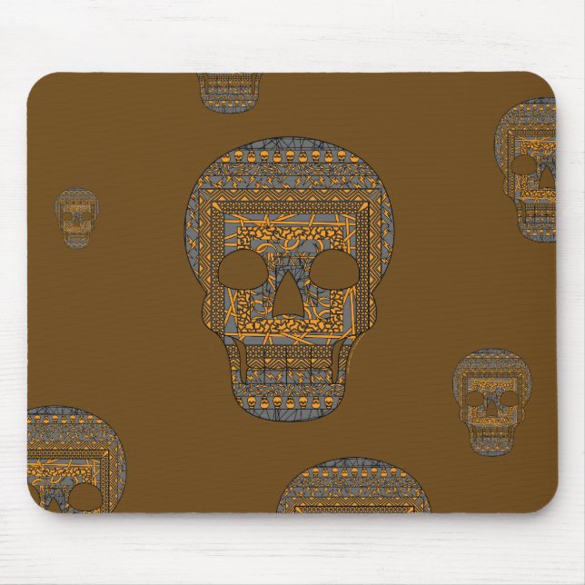 Halloween Skull Mousepad (Vorne)