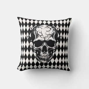 Halloween Skull Pillow Kissen