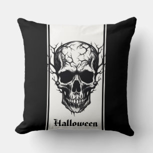 Halloween Skull Pillow Kissen