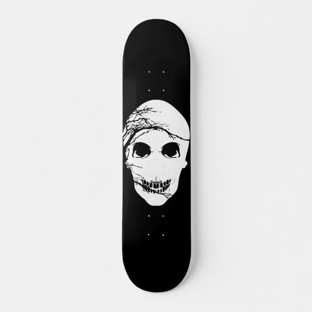 Halloween Skull Skateboard (Vorne)