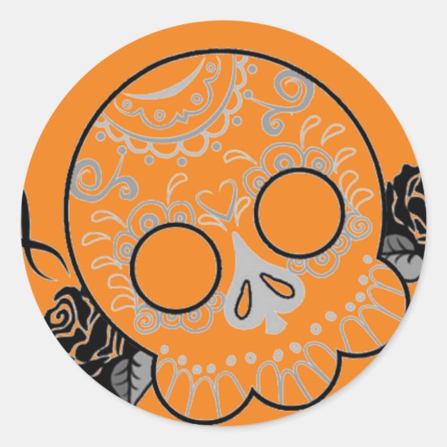 HALLOWEEN SKULL STICKER (Vorderseite)