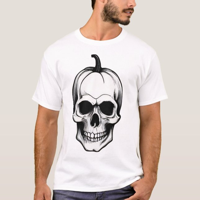 Halloween Skull T-Shirt (Vorderseite)