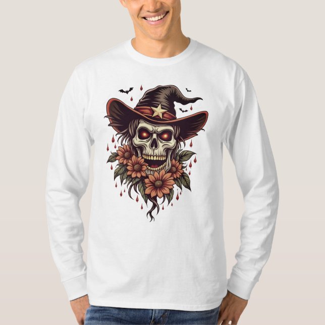Halloween Skull T-Shirt (Vorderseite)