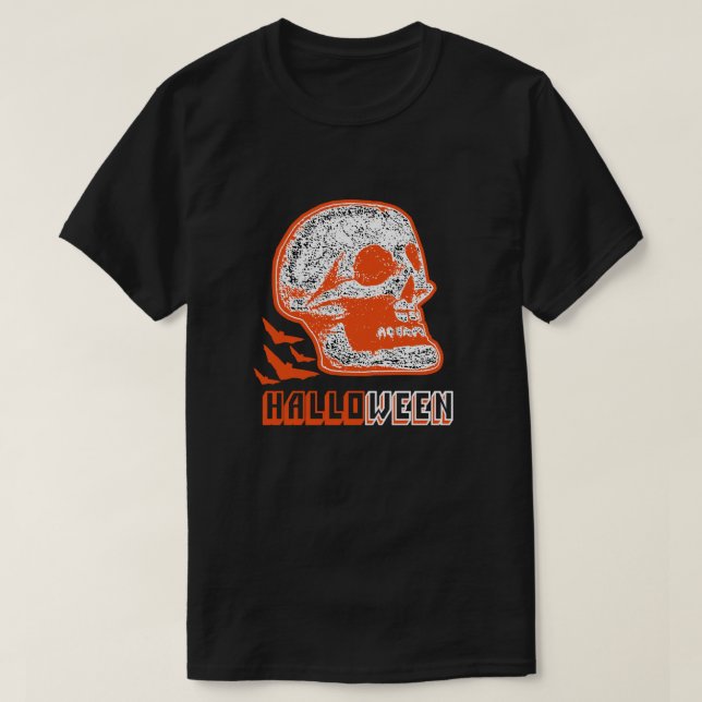 HALLOWEEN SKULL T-Shirt (Design vorne)