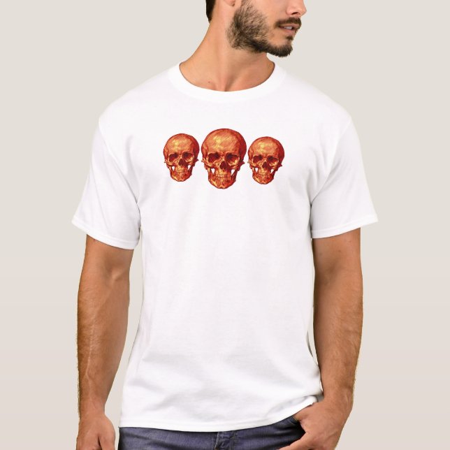 Halloween Skull T - Shirt (Vorderseite)