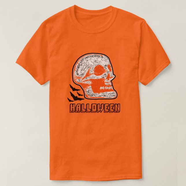 HALLOWEEN SKULL T-Shirt (Design vorne)