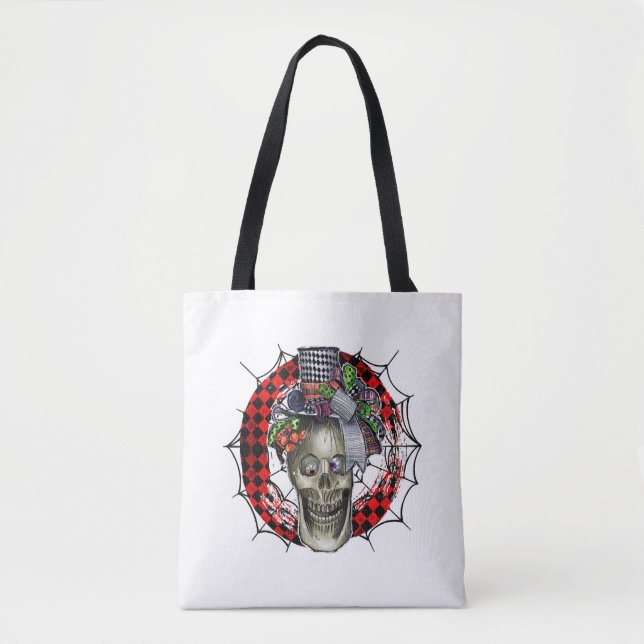 Halloween Skull Tasche (Vorderseite)
