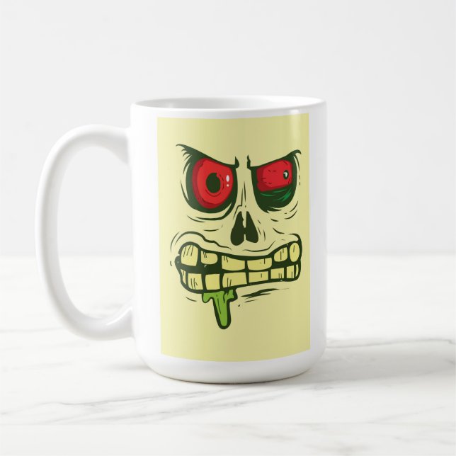 Halloween Skull-Tasse Kaffeetasse (Links)