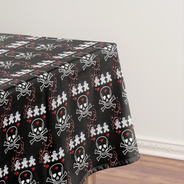 Halloween, Skull Tischdecke (Beispiel)