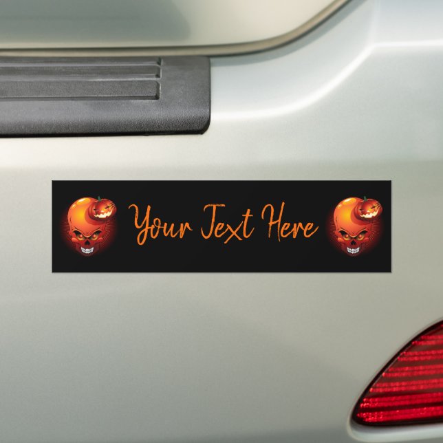 Halloween Skull und Pumpkin Autoaufkleber (Auf Auto)