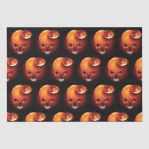 Halloween Skull und Pumpkin Seidenpapier