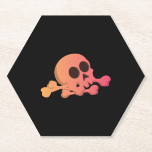 Halloween Skull Untersetzer
