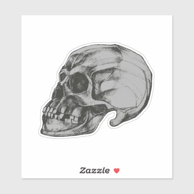 Halloween Skull Vinyl Aufkleber (Blatt)