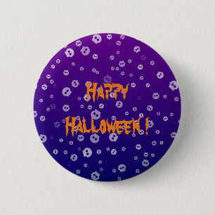 Halloween Skulls Button