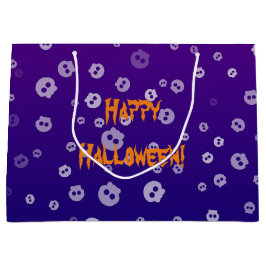 Halloween Skulls Große Geschenktüte
