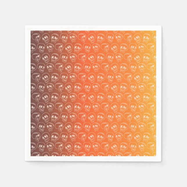 Halloween Skulls Paper Napkin Serviette (Vorderseite)