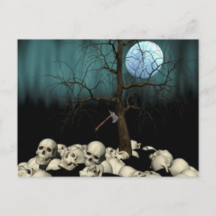 Halloween Skulls Postkarte