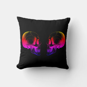 Halloween Skulls Throw Kissen