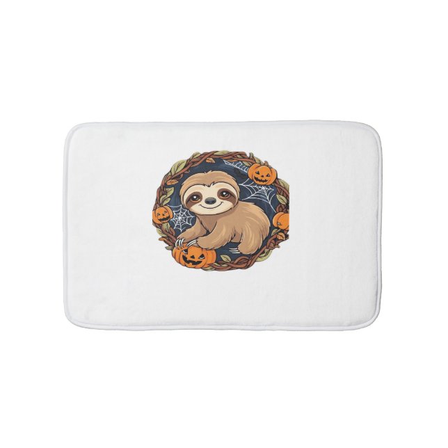 Halloween, Sloth, 31. Oktober, Erntedank Class Badematte (Vorderseite)