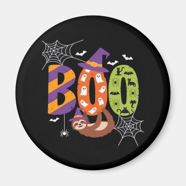Halloween Sloth Boo Lazy Essential T - Shirt Magnet (Vorne)