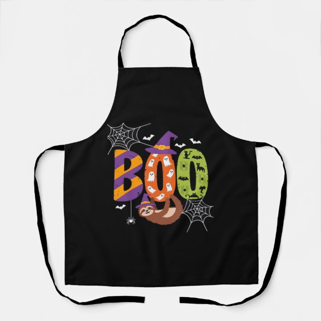 Halloween Sloth Boo Lazy Essential T - Shirt Schürze (Vorderseite)