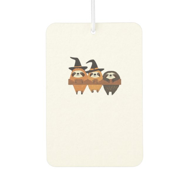 Halloween Sloth Essential T-Shirt Autolufterfrischer (Vorderseite)