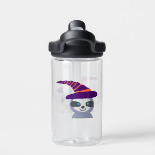 Halloween Sloth in Hexenhut Trinkflasche