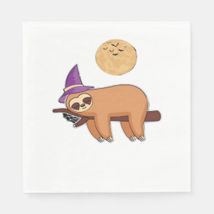 Halloween Sloth Premium T - Shirt Serviette