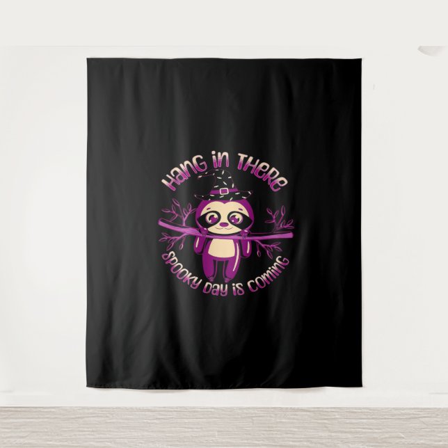 Halloween Sloth (ver.1) Klassischer T - Shirt Wandteppich (Vorderseite)