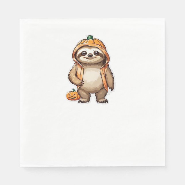 Halloween Slothster Essential T - Shirt Serviette (Vorderseite)