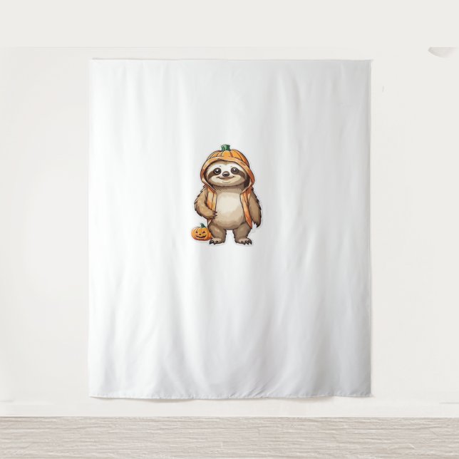 Halloween Slothster Essential T - Shirt Wandteppich (Vorderseite)