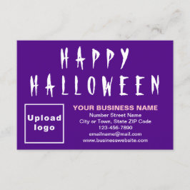 Halloween Small Lila Flat Grußkarte Karte