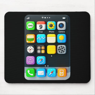 Halloween Smartphone Mobile App Mousepad