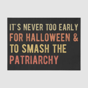 Halloween & Smash The Patriarchat I Seidenpapier