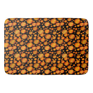 Halloween Smilies Badematte