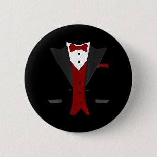 Halloween-Smoking-Kostüm - Lustiger Anzug Hochzeit Button