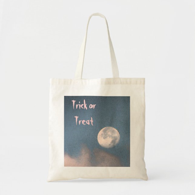 Halloween-Sonnenaufgang-Mond Tragetasche (Vorne)
