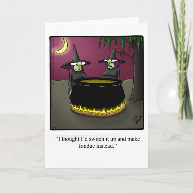 Halloween Spaß Grußkarte "Spectickles" Karte (Vorderseite)
