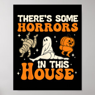 Halloween-Spaß in diesem Haus gibt es ein paar Hor Poster