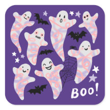 Halloween Spaß Niedlich Boos Fledermäuse lila