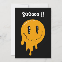 Halloween-Spaß Orange-Geist ☜ Custom Einladung
