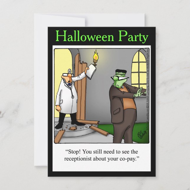 Halloween Spaß Party Einladungen "Spectickles" (Vorderseite)