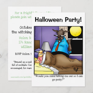 Halloween Spaß Party Einladungen "Spectickles"