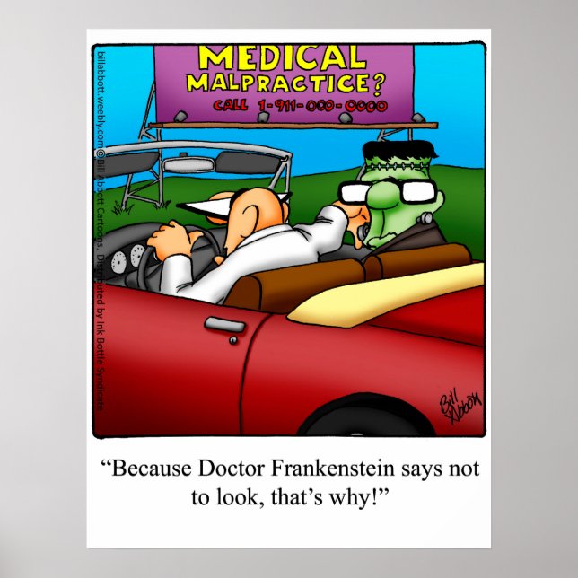 Halloween Spaß Poster Gift "Spectickles" (Vorne)