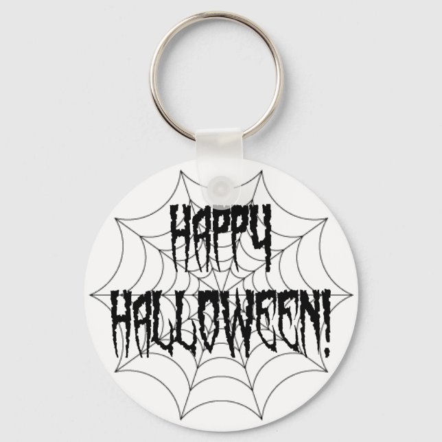 Halloween Spider Fingers und Web Schlüsselanhänger (Vorderseite)