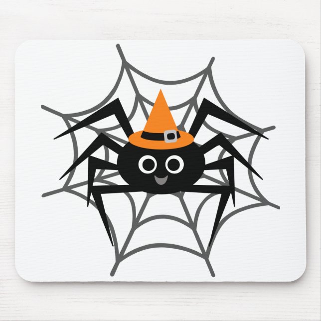 Halloween Spider in Web-Shirts und Geschenke Mousepad (Vorne)